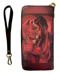 Image 1 of ‘Devilish kiss Women’s Zipper Wallet’