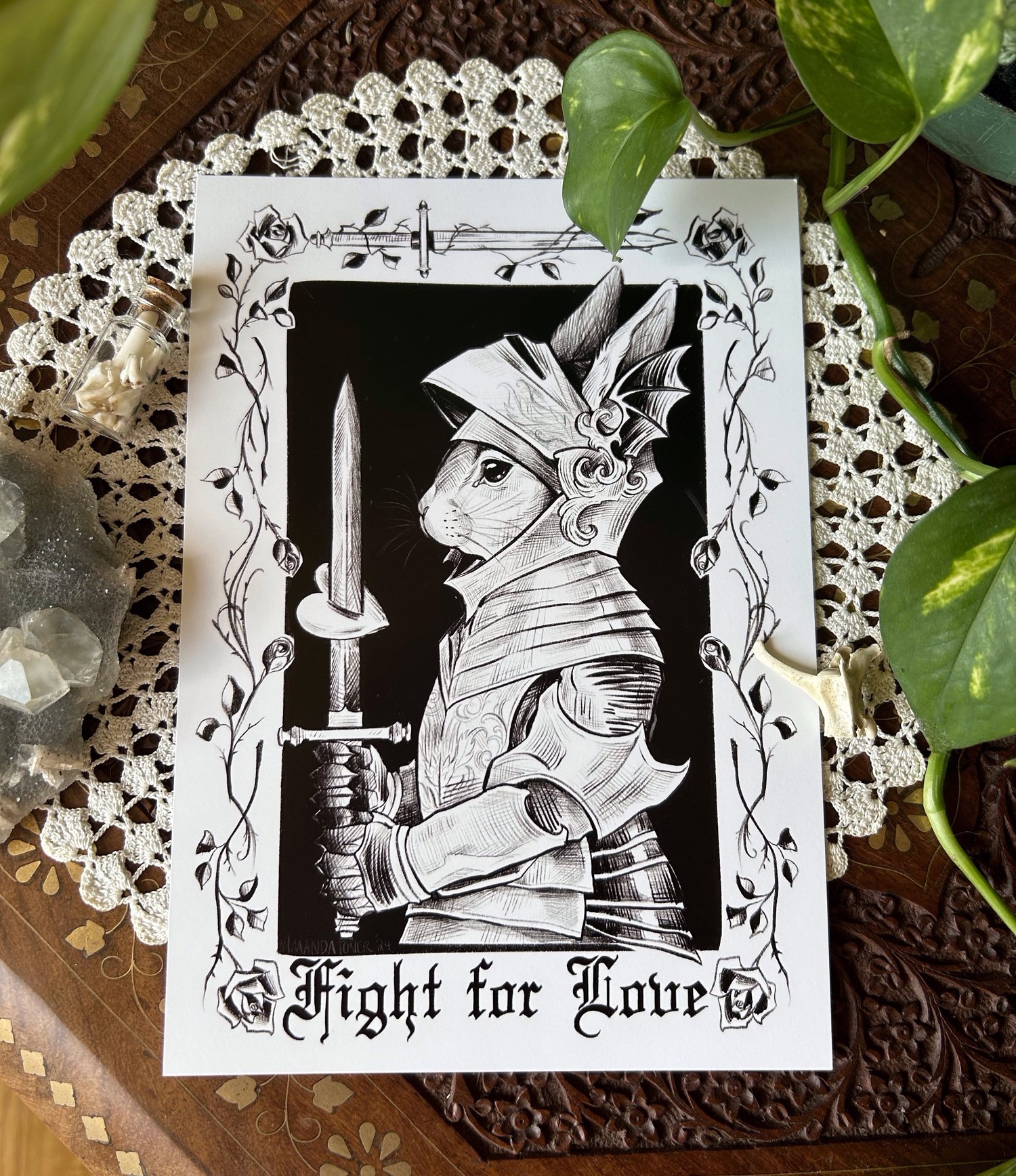 Image of FIGHT FOR LOVE PRINT