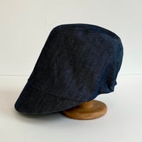 Image 1 of Fitzroy denim cap indigo blue