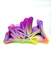 Image 1 of Mesk Tag 3D " Fluo XL "