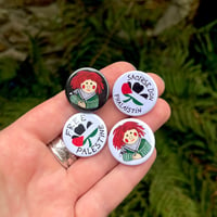 Image 3 of Free Palestine and Bosco Keffiyeh Badges