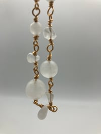 Image 3 of Cloud Dancers Simple White Dangling Purse Charm | • Clarity • Longevity • Love