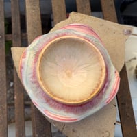 Image 3 of Pink & White Flutter Dish