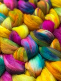 Image 3 of Sunset in Cyberspace, on Super Soft: 80% SW fine Merino, 20% Cashmere