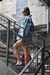 Image 1 of ‘Sanctified Baddie’ Denim Jean Jacket 