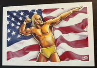 Image 1 of I AM A REAL AMERICAN Art Print