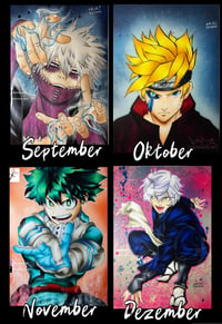 Image 5 of Anime Mix Kalender 2025 | Motiv 1