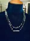 Drink The Wild Air Variscite And Garnet Necklace