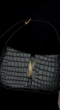 Y.S.L snake print shoulder bag 