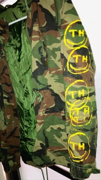 Image 2 of Camo Bomber Hooded Jacket