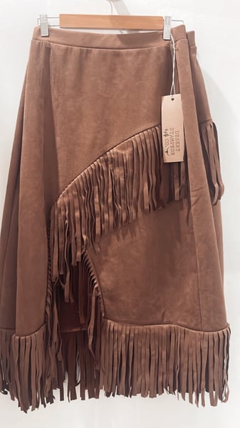 Image of Desert Stampede Co. fringe skirt _M