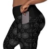 Spooky Pattern Athletic Leggins