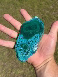 Image 14 of Malachite & Chrysocolla Polished Slab #2305