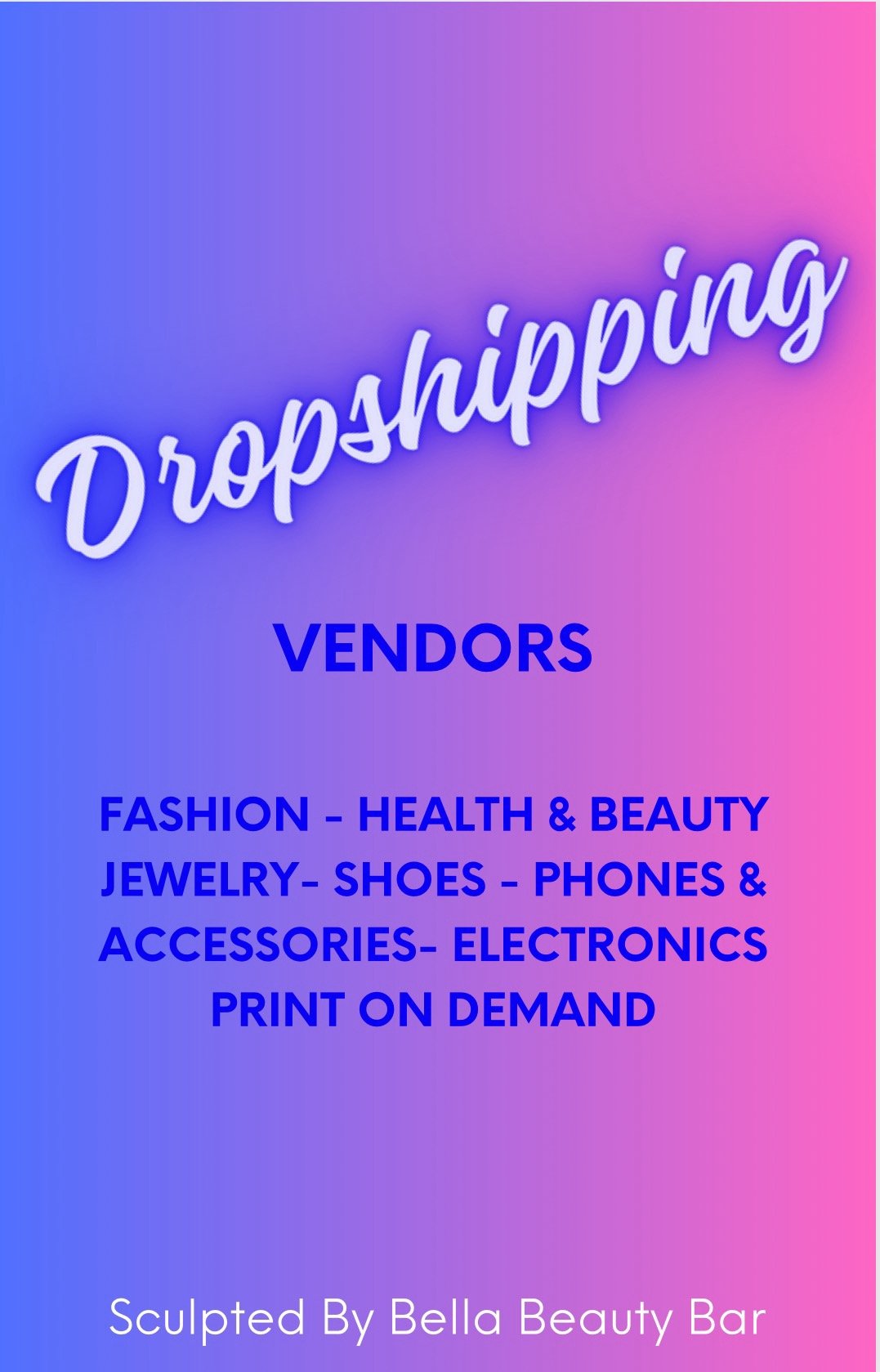 Image of Drop Shipping Wholesale Vendors- Instant download