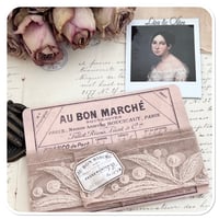 Image 3 of 1m of vintage french lace on a vintage style french postcard 5cm wide 