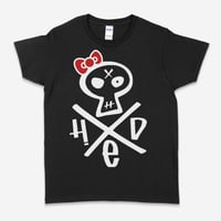 Women’s Bowtie Skull Logo Tee