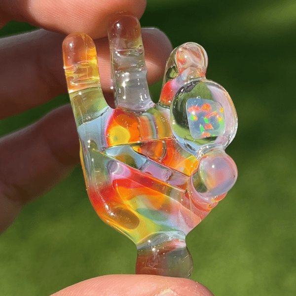 Image of Optical Tiedye Opal Pincher