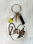 Image 1 of Acrylic Personalized Name keychain