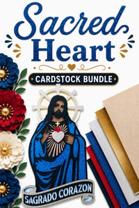 Sacred Heart Cardstock Bundle 