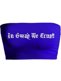 In Gwap We Trust Blue Bandeau 