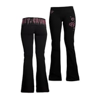 Image 1 of scene queen rhinestone yoga pant *pink*