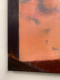 Image 3 of Painting / maleri / "ISLANDS BRYGGE – Malerdrømme og tankestreger – Mellemrum I" / 30x40 cm