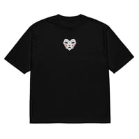 Amore (Embroidered) :Oversized heavyweight t-shirt