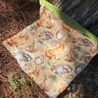 Image 1 of Forest Animals Zipper Pouch