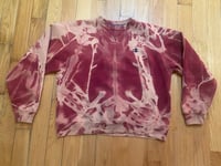 Image 1 of Champion Crewneck Tie Dye Pattern (L) 