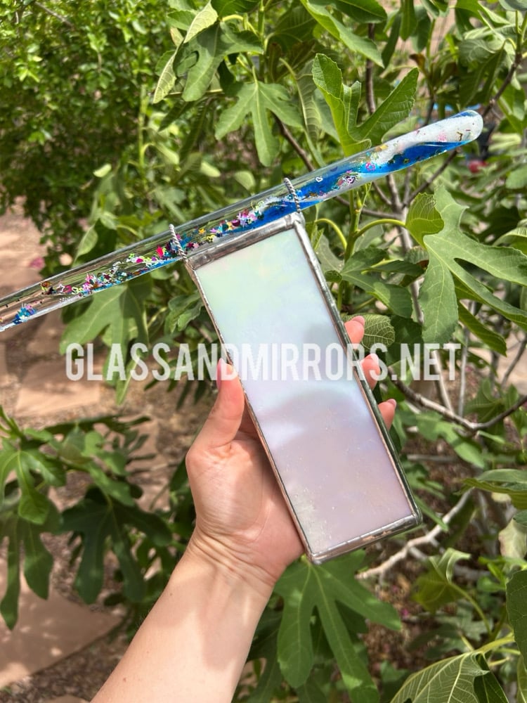 Image of Spiral Clouds Jumbo Wand Aura Kaleidoscope