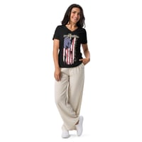 Image 5 of Women’s Veteran relaxed v-neck t-shirt