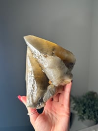 Image 2 of XL SELF STANDING DOUBLE CALCITE POINT -MOROCCO- A