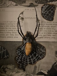 Image 10 of Statement "Lullaby"  1897 Taxiderny orbweaver Spider & Preserved Web