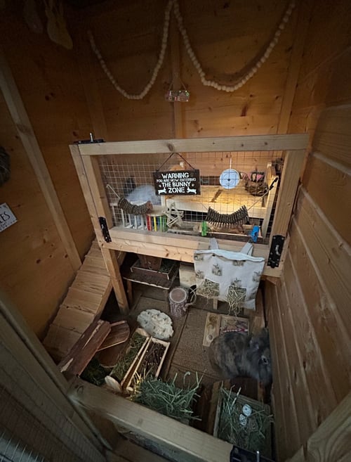 Image of Handmade Hanging Hay Bag