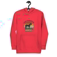 Image 2 of Unisex Hoodie, Easily Distracted By Horses Hoodie