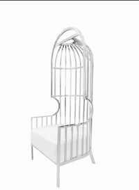 Image 1 of BIRDCAGE ESTATE CHAIR silver for rent only 