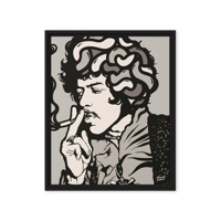 Image 1 of “HENDRIX” FRAMED CANVAS PRINT