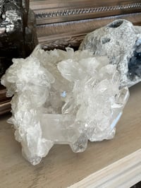Image 12 of Large Clear Quartz Points Cluster Statement Piece #2133