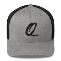 Image 1 of Olympia Logo Low Profile Trucker Cap (Black Logo)