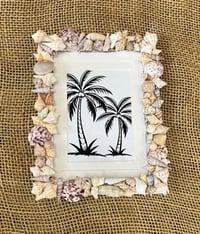 Image 1 of Seashell Picture Frame 3.5” x 5” - 5” x 7” # 2
