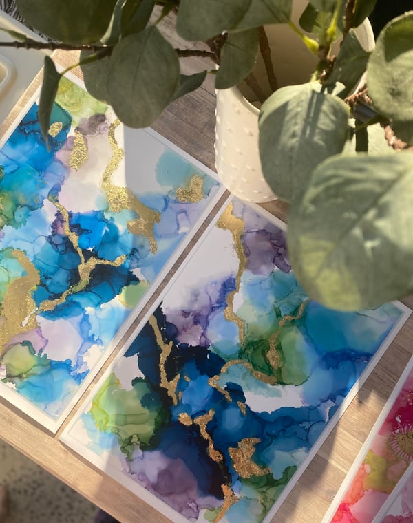Image of Delphinium I & II size A3