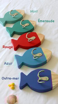 Image 1 of Patère Poisson crochet inox