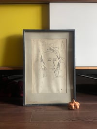 Image 1 of Mid Century Ink Drawing