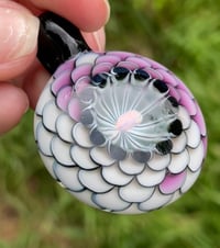 Image 2 of peach & purple yin yang