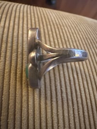 Image 4 of Vintage 2-stone cerrillos ring 