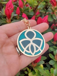 Image 2 of Sheela Na Gig Symbol - Keyring