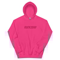 Image 1 of RUOK2DAY HOODIE - BRIGHT PINK