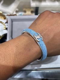 Image 2 of CC Silver Bangle
