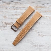 Image 2 of Corfam Style Chevre Strap In Honey