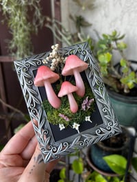 Image 2 of Small silver led mushroom frame